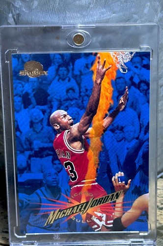 Michael jordan card authentic - card,